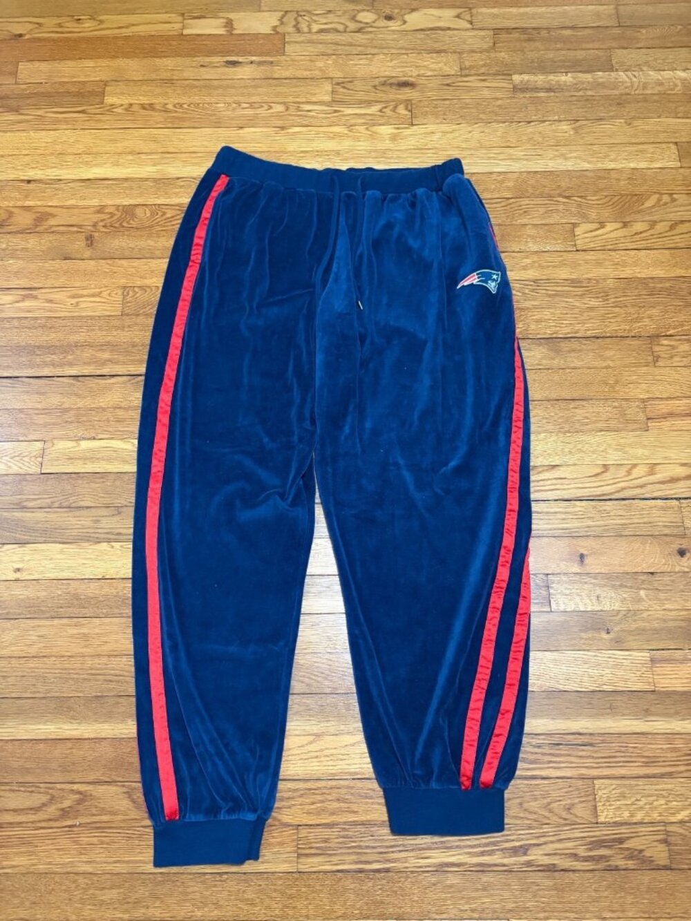Majestic New England Patriots Mens Velour Sweatpants Sz 2XLT 2XL TALL Joggers